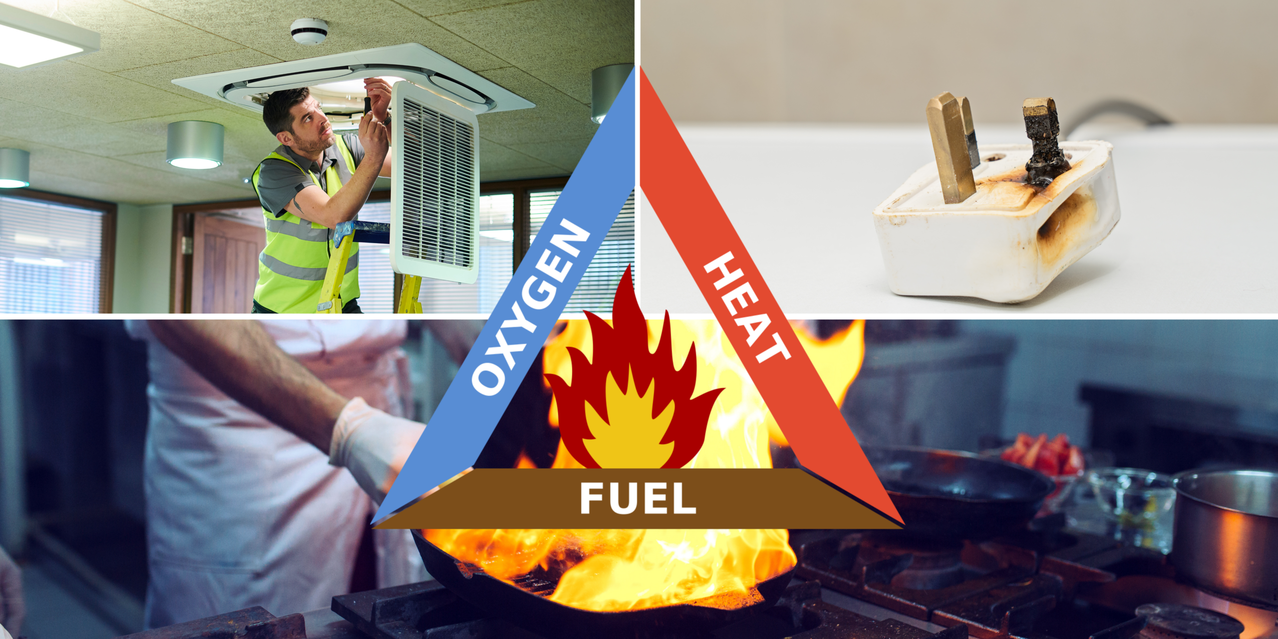 The fire triangle The fire triangle