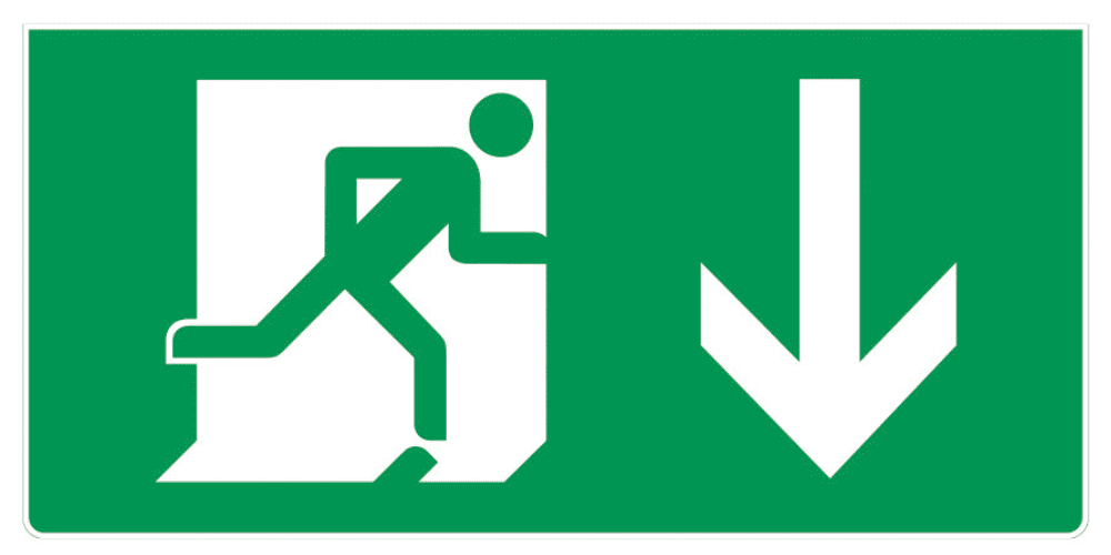 What Colour are Fire Exit Signs?