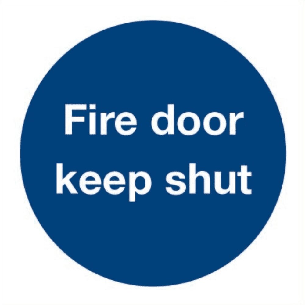 Keep Door Shut Sign