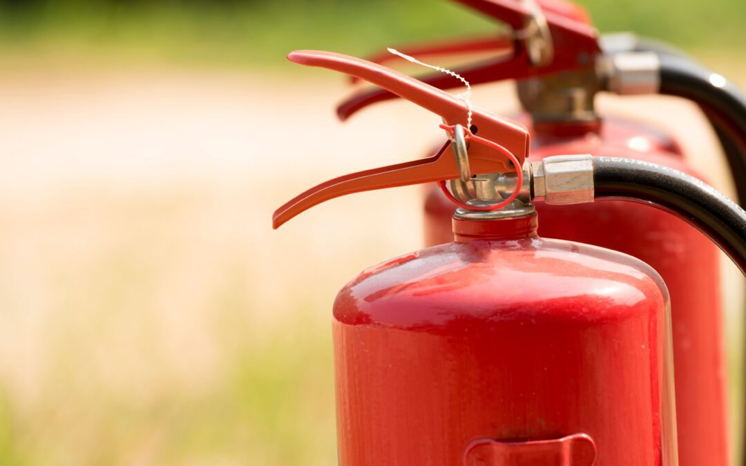 home fire extinguisher outside