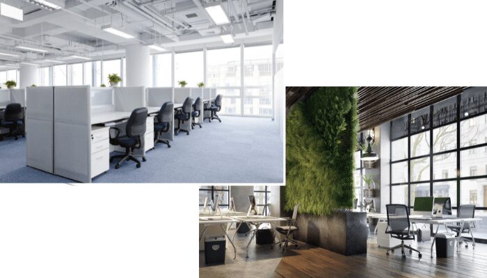 wide dynamic range office space