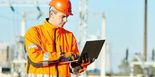 orange high visibility workwear