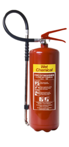 Class F Wet Chemical fire extinguisher