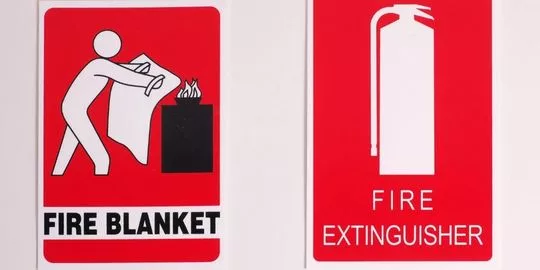 fire blanket signage