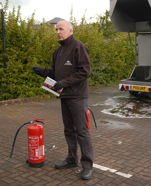 Servicing Corporate Social Responsibility Practical fire safety training