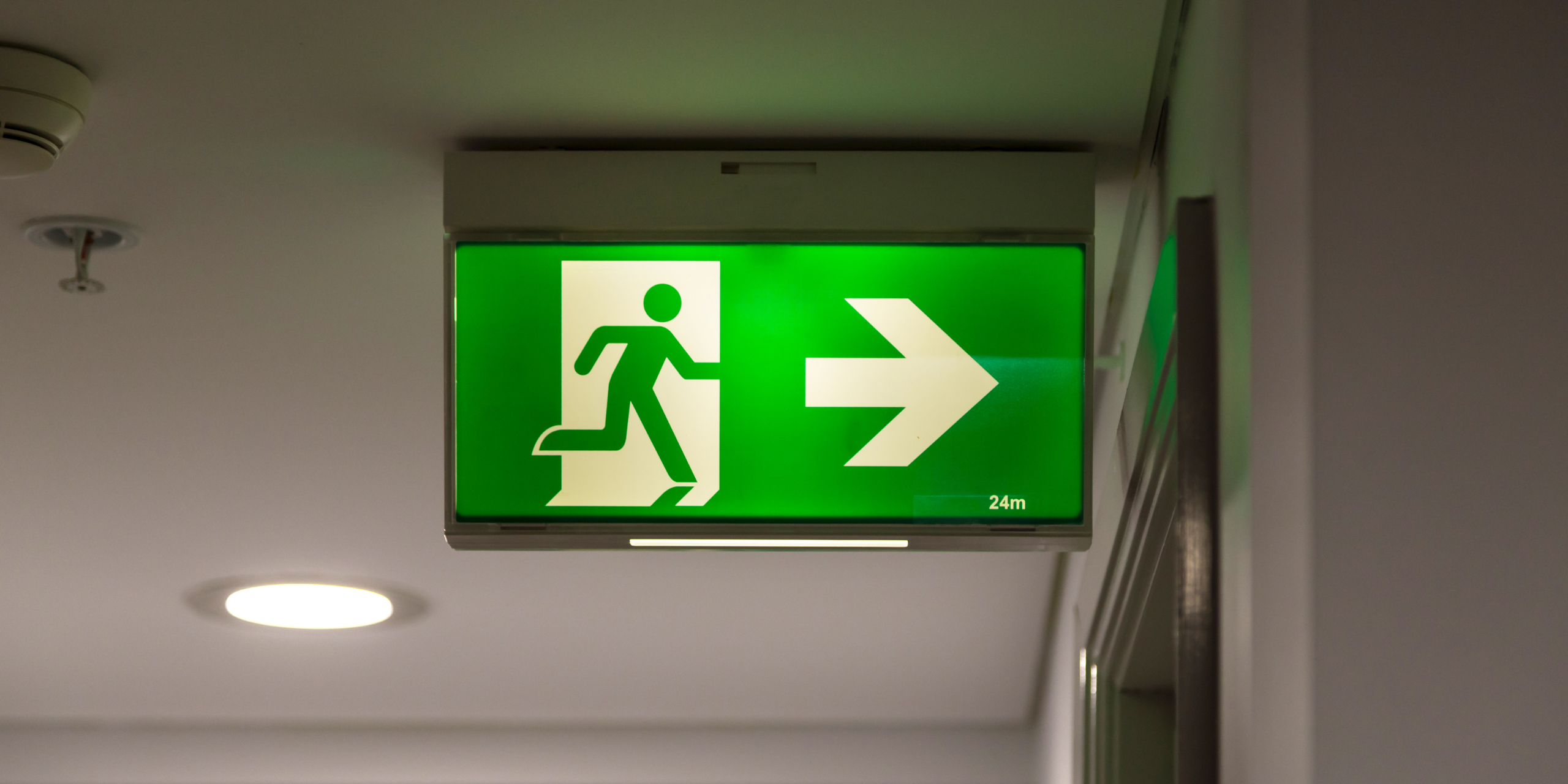 Emergency Lighting Sign