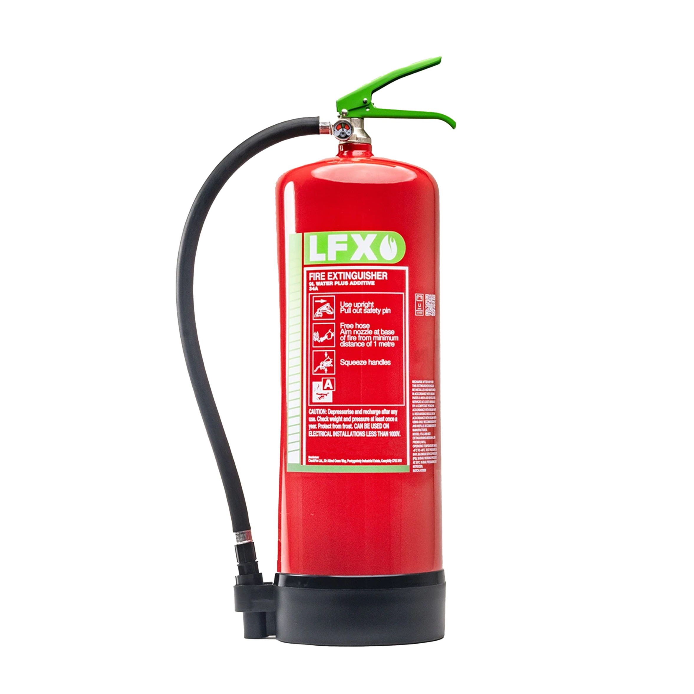 LFX 9ltr lithium battery fire extinguisher
