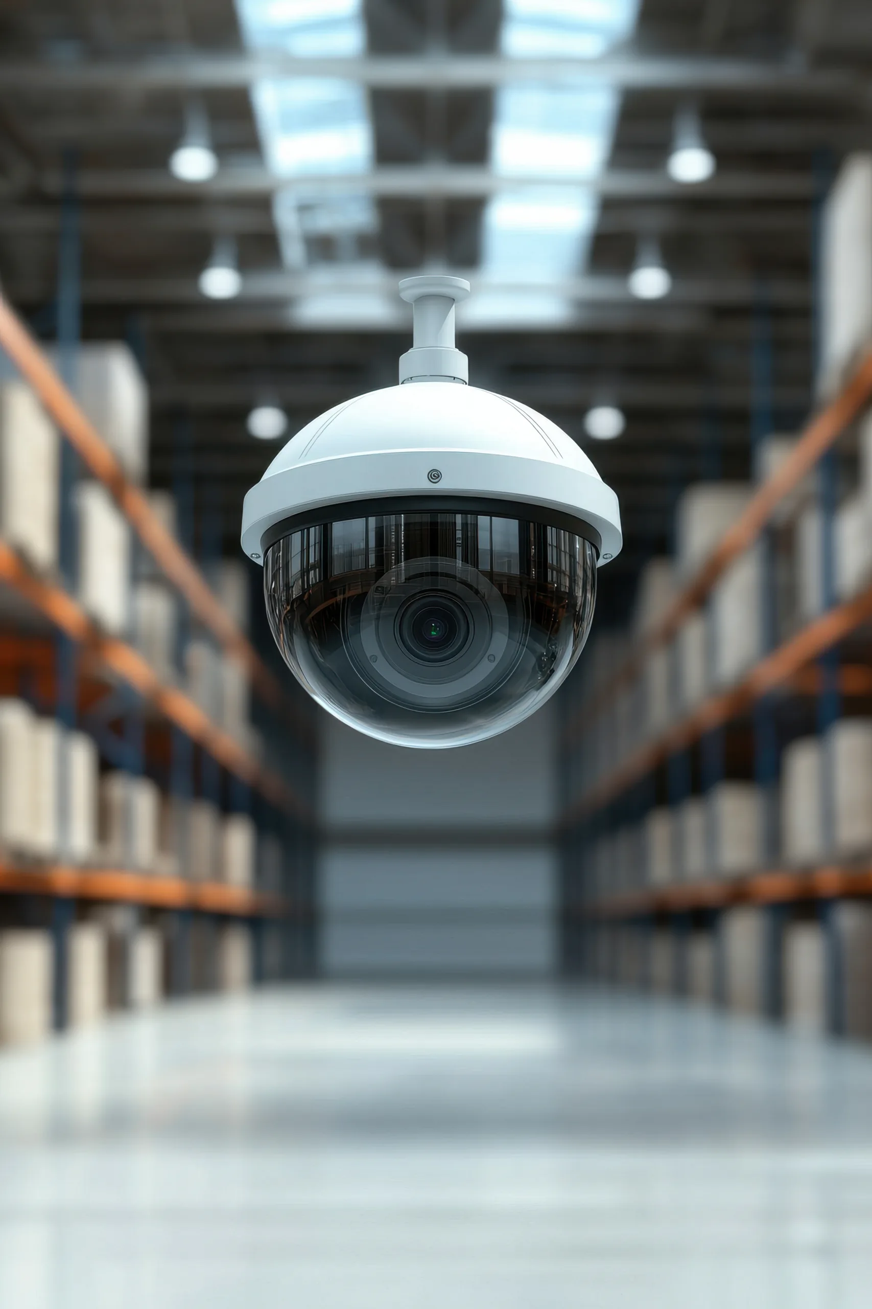 ANPR camera in a logistics warehouse