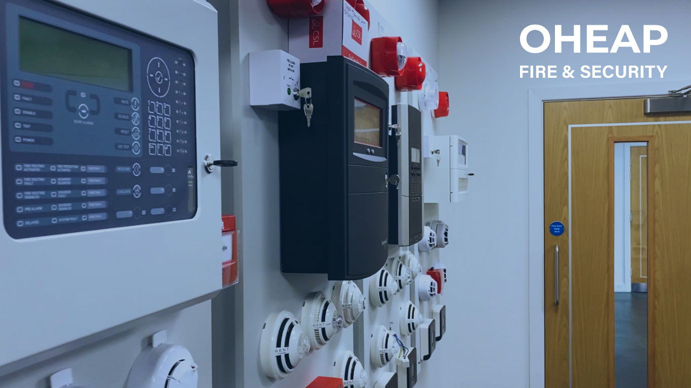 Addressable fire alarm system and control panel