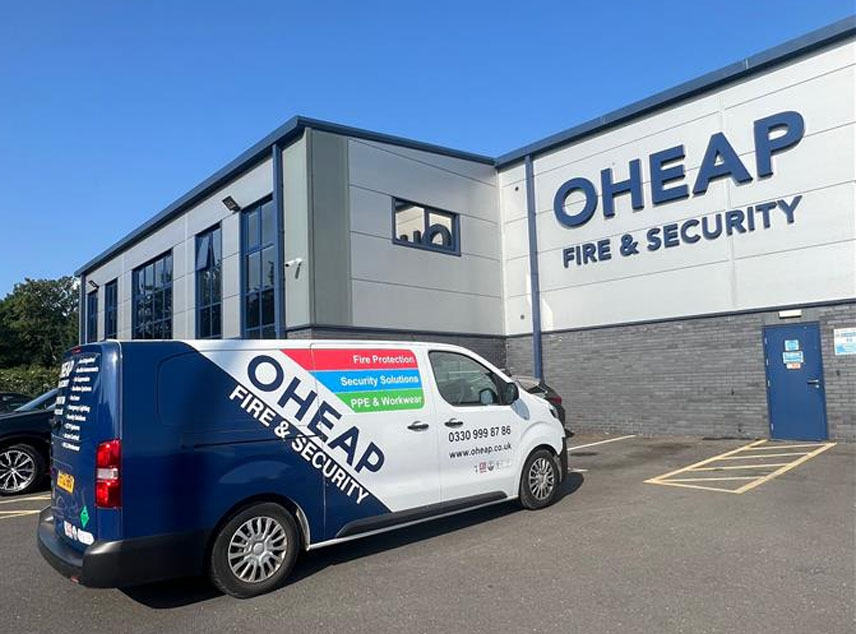 OHEAP Fire & Security Engineers Van