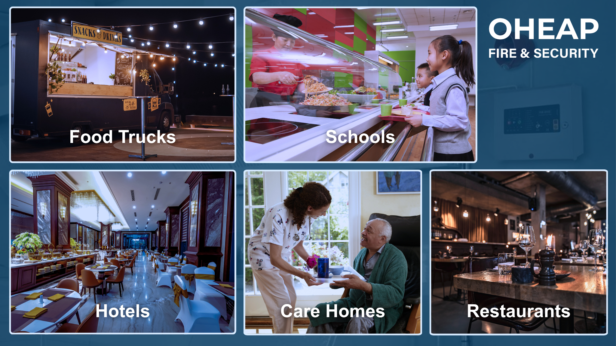 An infographic showing kitchen fire safety