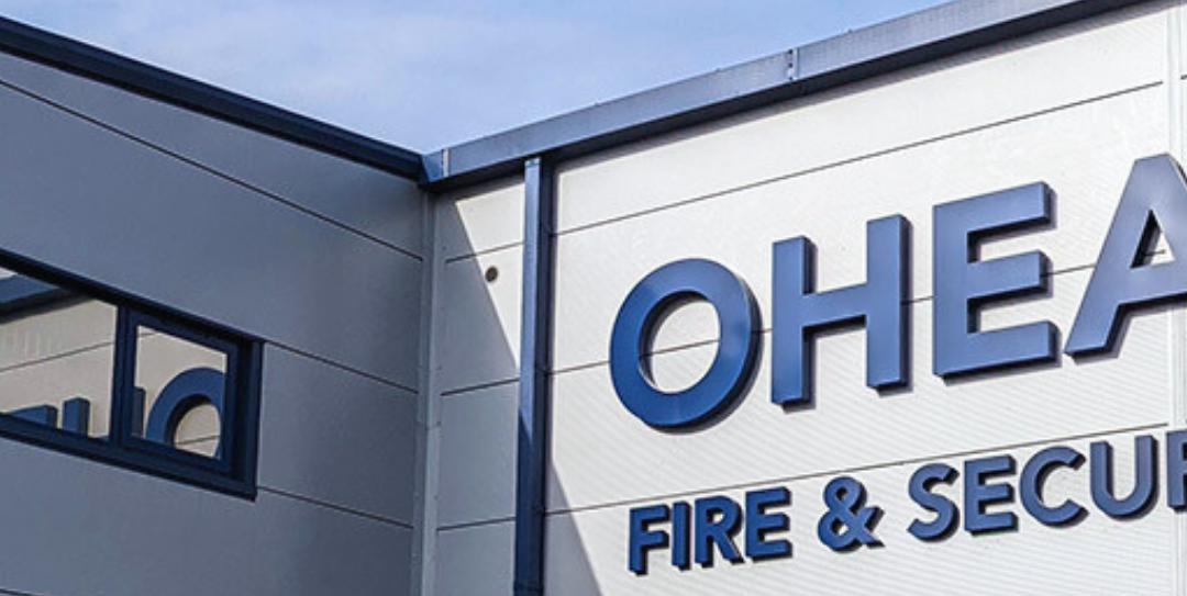 Outside image of the OHEAP Fire and Security building