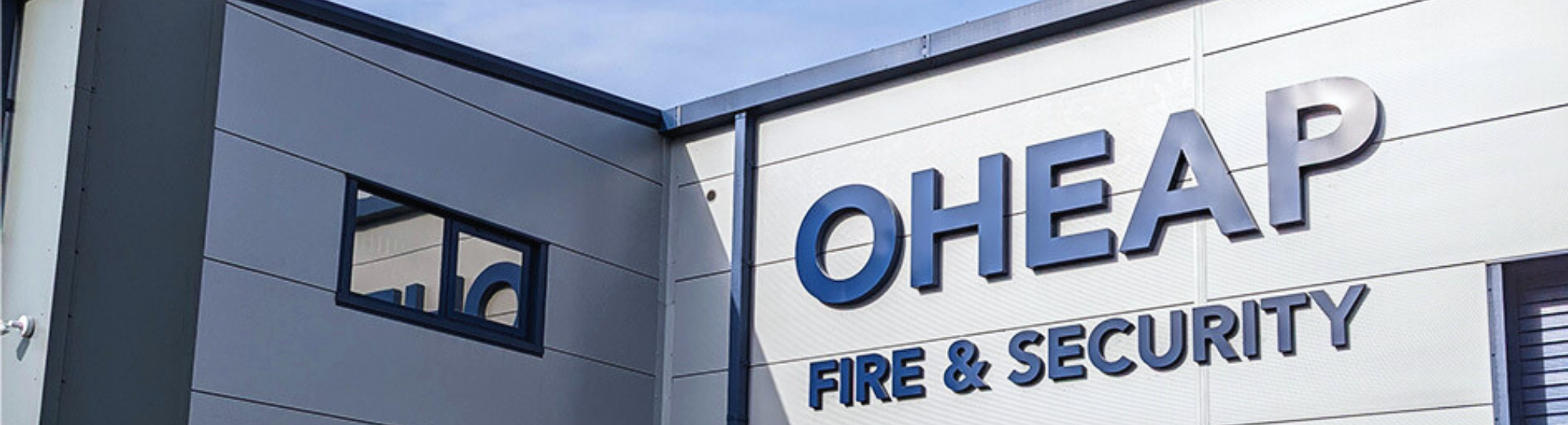 Outside image of the OHEAP Fire and Security building