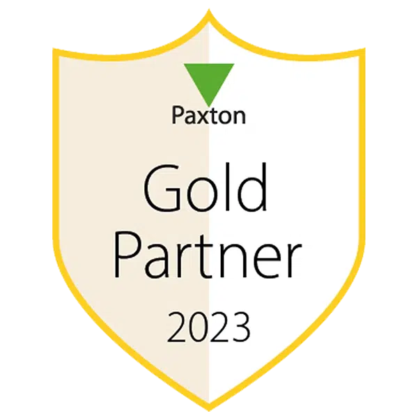 Paxton-Gold-Partner bsi certified logo