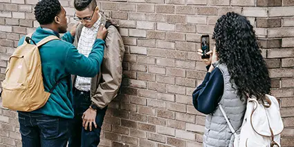 CCTV system to protect against bullying
